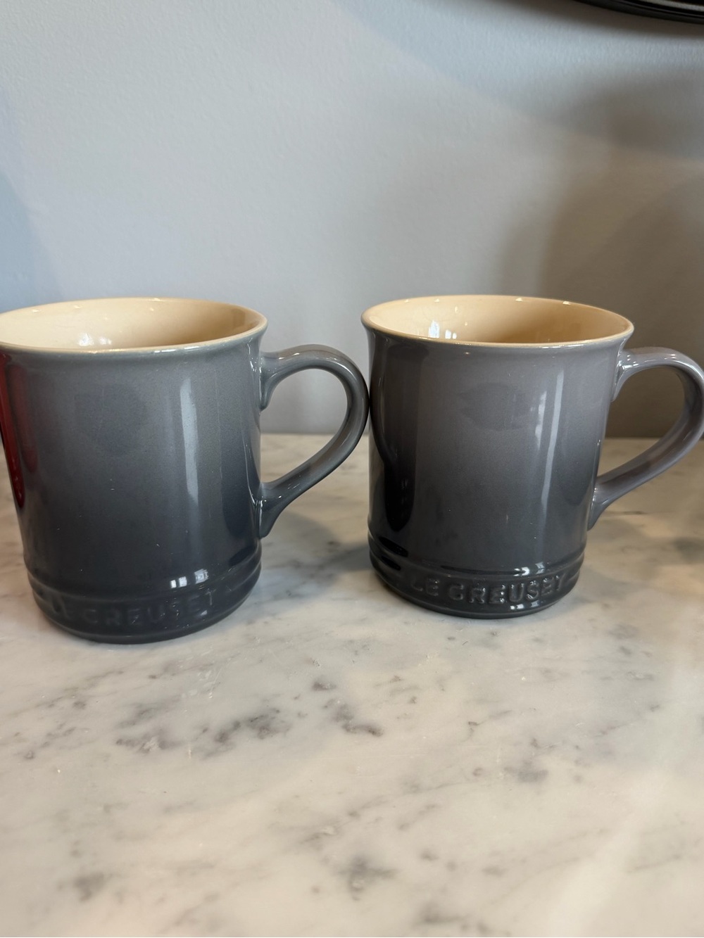 Le Creuset Gray Stoneware Mug - Set of 2